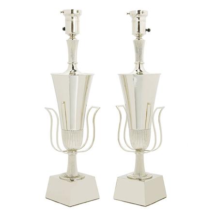 Appraisal: Tommi Parzinger German American - Pair of Table Lamps circa