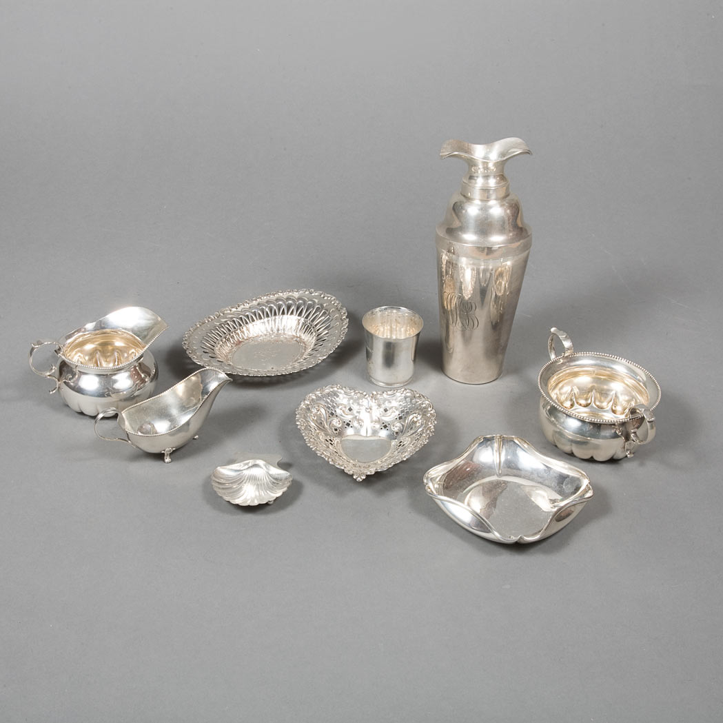 Appraisal: Group of Sterling Silver Table Articles Approximately forty-two pieces Total