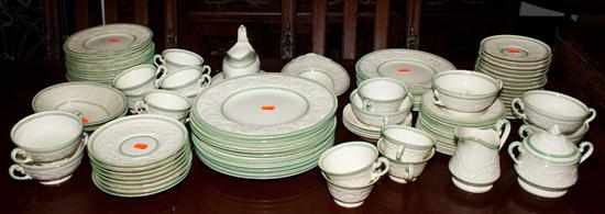 Appraisal: Wedgwood molded china partial dinner service in the ''Patrician'' pattern