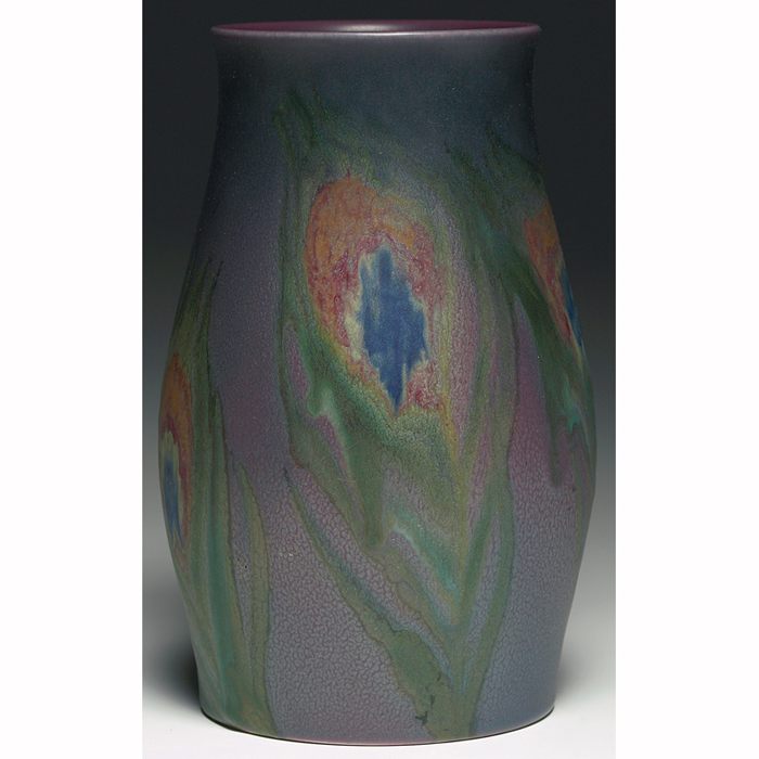 Appraisal: Rookwood vase large form in a matt glaze with a