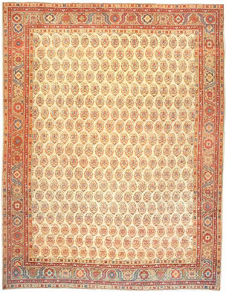 Appraisal: A Ghiordes carpet West Anatolia circa size approximately ft in