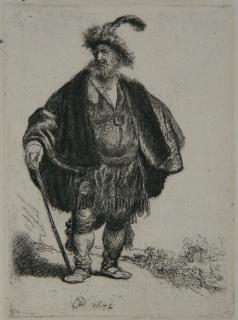 Appraisal: Rembrandt etching Rembrandt Dutch - - ''The Persian'' Bartsch -