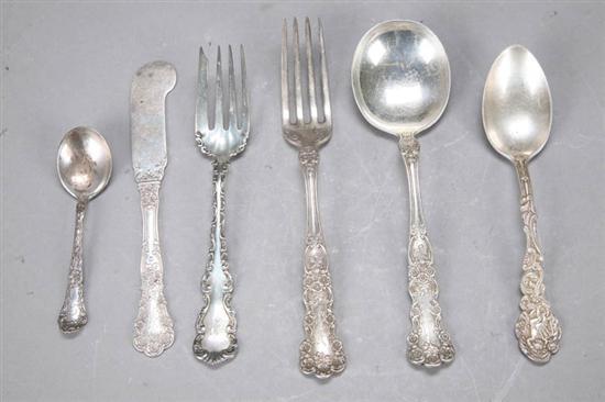 Appraisal: EIGHTY-THREE PIECES OF GORHAM STERLING FLATWARE Various patterns including one