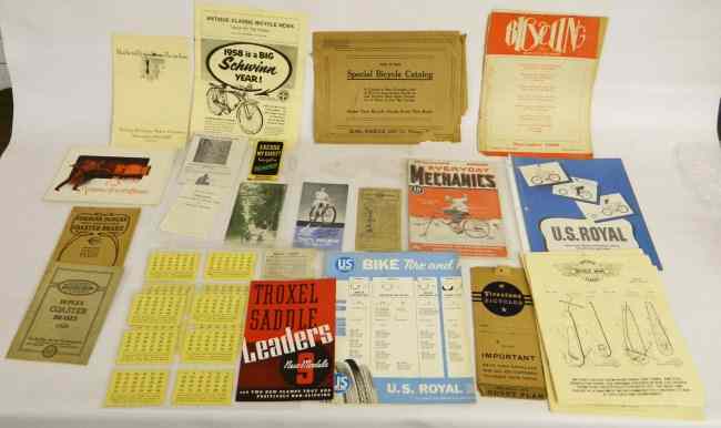 Appraisal: Early Ephemeral lot Catalogs including and Corbin brakes Morrow Coaster