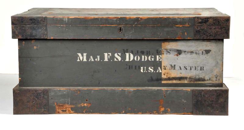 Appraisal: Field Trunk of General Francis Stafford Dodge Civil War Major