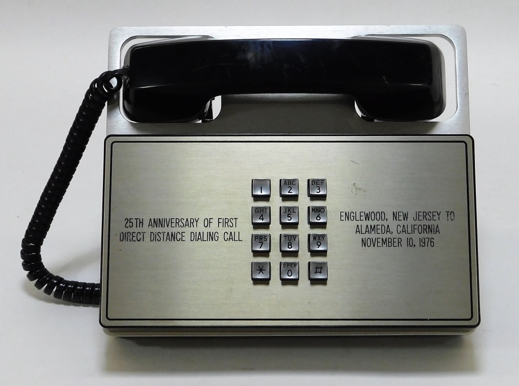 Appraisal: TH ANNIVERSARY FIRST DIRECT DISTANCE CALL PHONE United States th