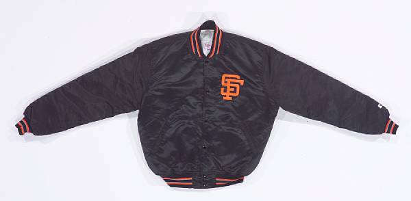 Appraisal: A Vince Welnick San Francisco Giants jacket worn to sing