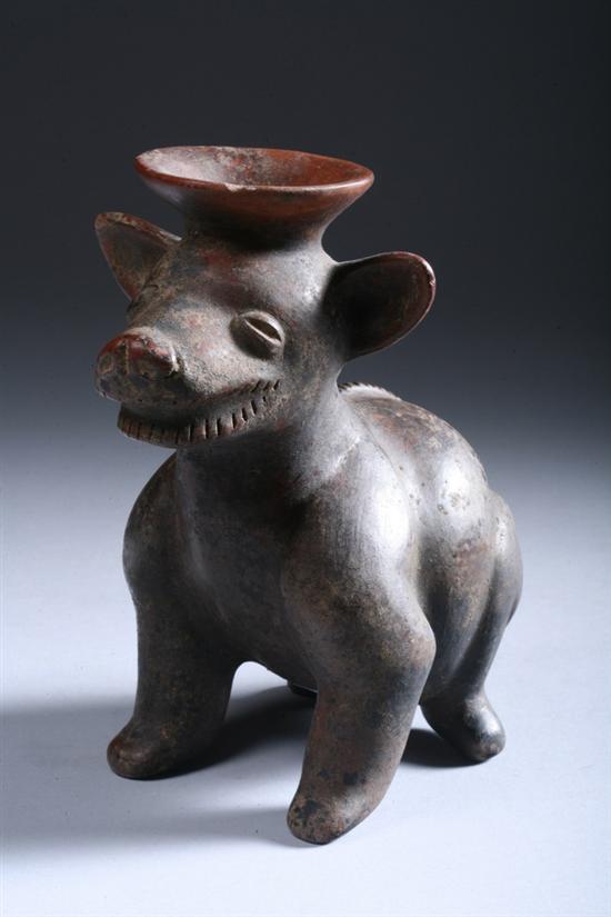 Appraisal: COLIMA POTTERY FIGURE OF DOG Proto classic period circa B