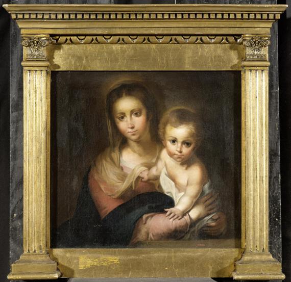 Appraisal: MURILLO BARTHOLOM ESTEBAN FOLLOWER OF Seville Virgin with Child Oil