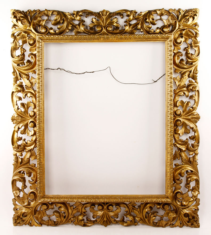 Appraisal: - th C Rococo Frame th century Rococo frame h