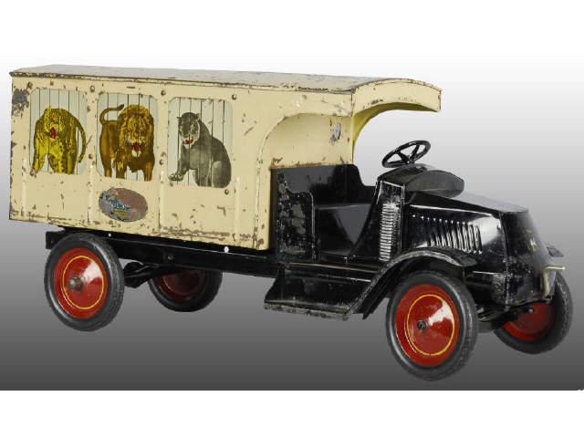 Appraisal: Pressed Steel American National Circus Truck Toy Description American National