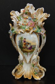 Appraisal: TH CENTURY FRENCH PORCELAIN H P VASE