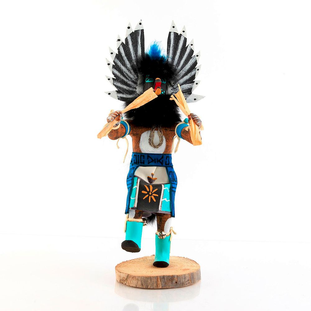 Appraisal: NATIVE AMERICAN HOPI CROWMAN KACHINA DOLL Hand carved and hand