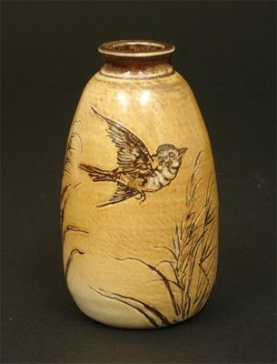 Appraisal: A Martin Brothers stoneware vase by Walter Edwin Martin incised