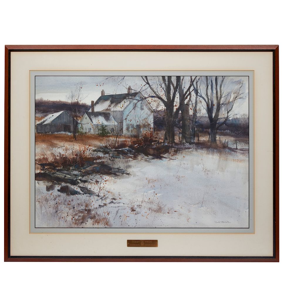 Appraisal: Paul Strisik - Painting November Light Framed Paul Strisik watercolor