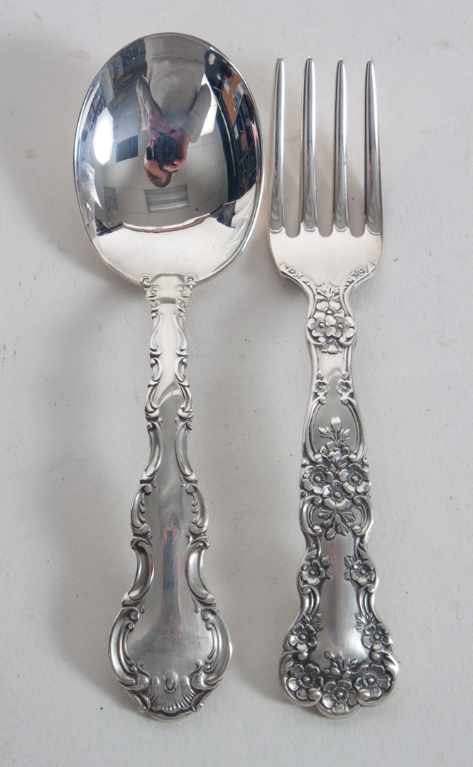 Appraisal: Gorham sterling silver child's fork spoon ozt