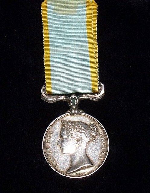 Appraisal: Crimea Medal - no bar naming erased contact marks to