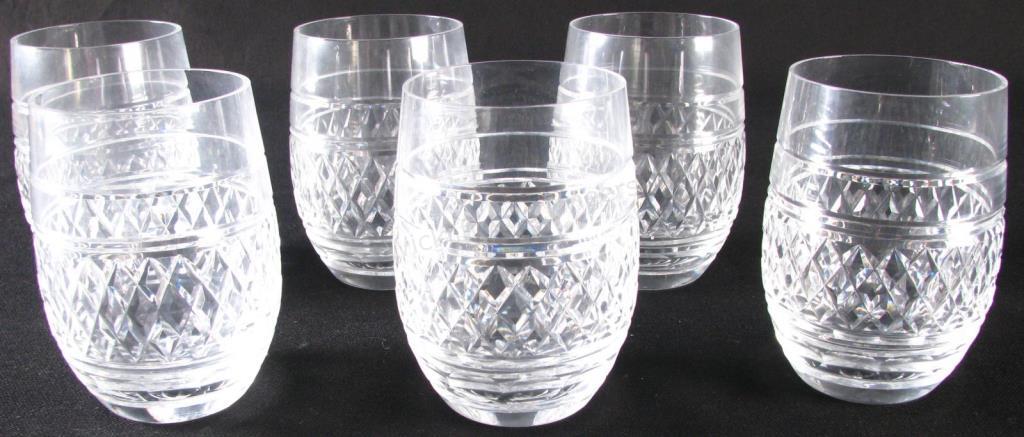 Appraisal: Set of Six Waterford Crystal 'Cashel' Tumblers six ounce tumblers