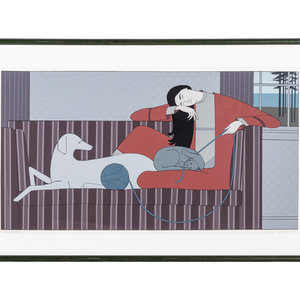 Appraisal: Will Barnet American - Interlude serigraph on paper edition signed