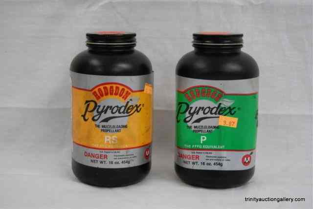 Appraisal: Canisters Pyrodex Black Powder Rifle PropellantProduced by Hodgdon is -