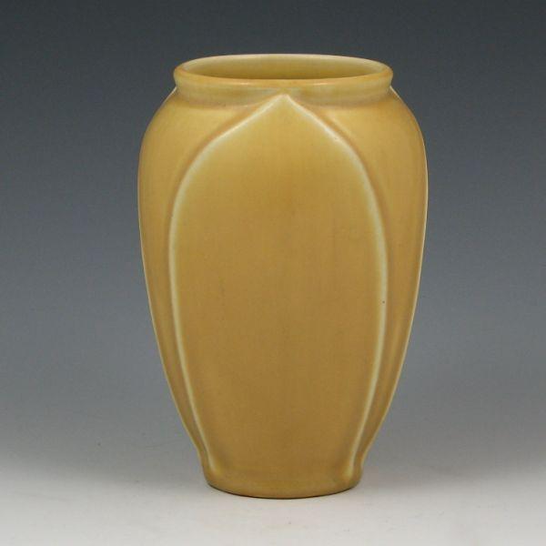 Appraisal: Rookwood vase in matte yellow from Marked with Rookwood logo