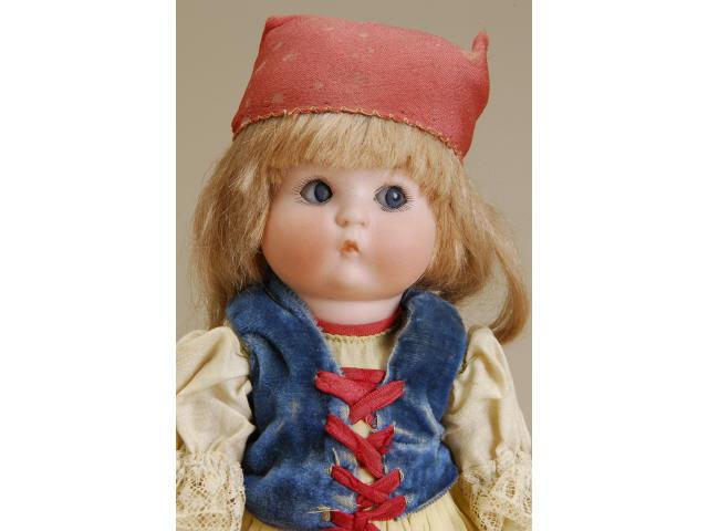 Appraisal: Just Me Character Doll Germany ca bisque socket head incised