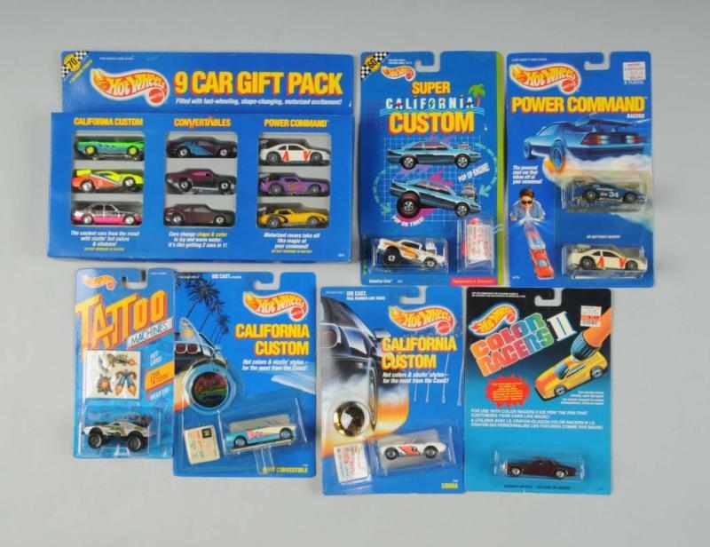 Appraisal: Lot of Mattel Hot Wheels Toy Vehicles Description Includes nine-car