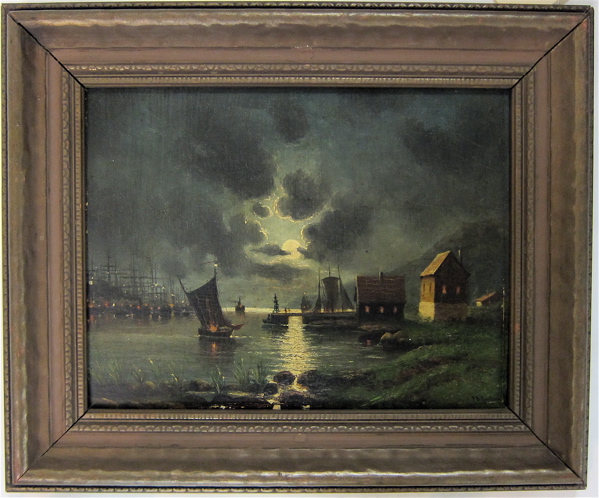 Appraisal: FRITZ B GUSTAFSON OIL ON PANEL Sweden early th century