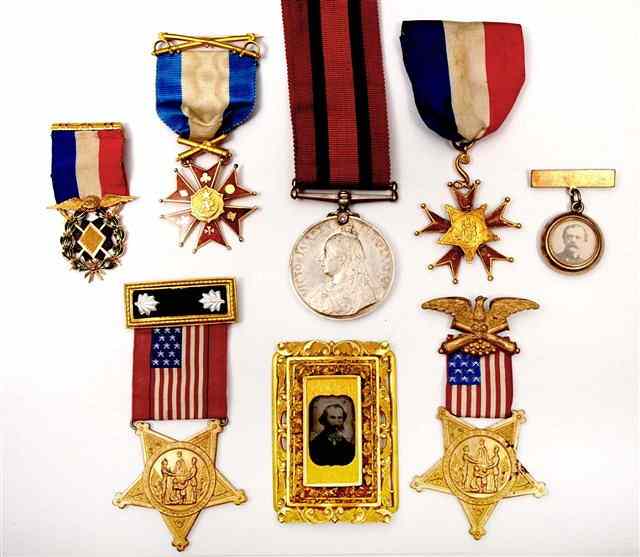 Appraisal: A COLLECTION OF COMMEMORATIVE MEDALS relating to Charles Sonnenberg who