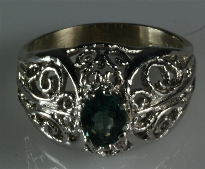 Appraisal: K WG filigree alexandrite ladies ring size dwt Estimate -