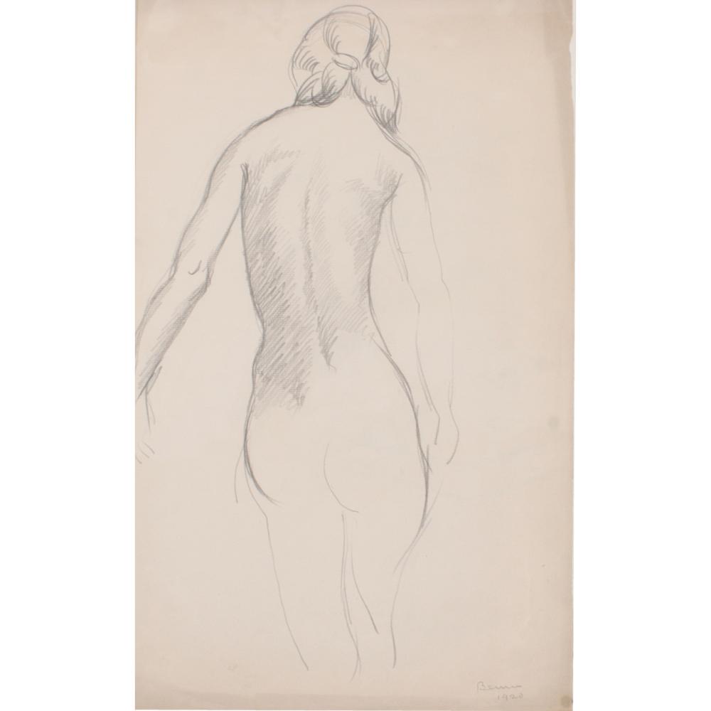 Appraisal: Eugene Edward Speicher New York - Standing Nude graphite on