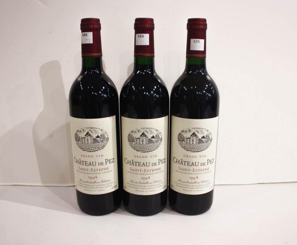 Appraisal: VINTAGE FRENCH RED BORDEAUX WINE COLLECTION bottles bottles Chateau Saint