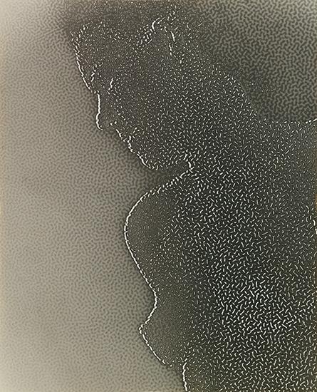 Appraisal: FEININGER ANDREAS - Reticulated Bas Relief Silver print x inches