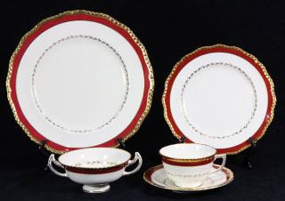 Appraisal: lot of Porcelain table service for twelve by Royal Doulton