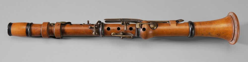 Appraisal: Boxwood E Flat Clarinet British or French th century turned