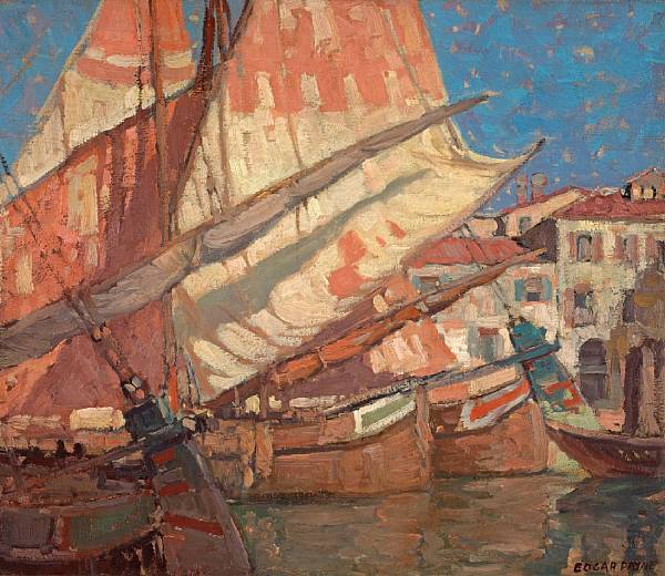 Appraisal: Edgar Payne - Harbor of Golden Sails signed 'Edgar Payne'