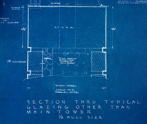 Appraisal: FRANK LLOYD WRIGHT Twenty-eight blueprint working drawings for the S