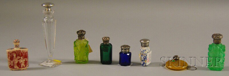 Appraisal: Seven Assorted Perfumes and a Chinese Ivory Snuff Bottle perfumes