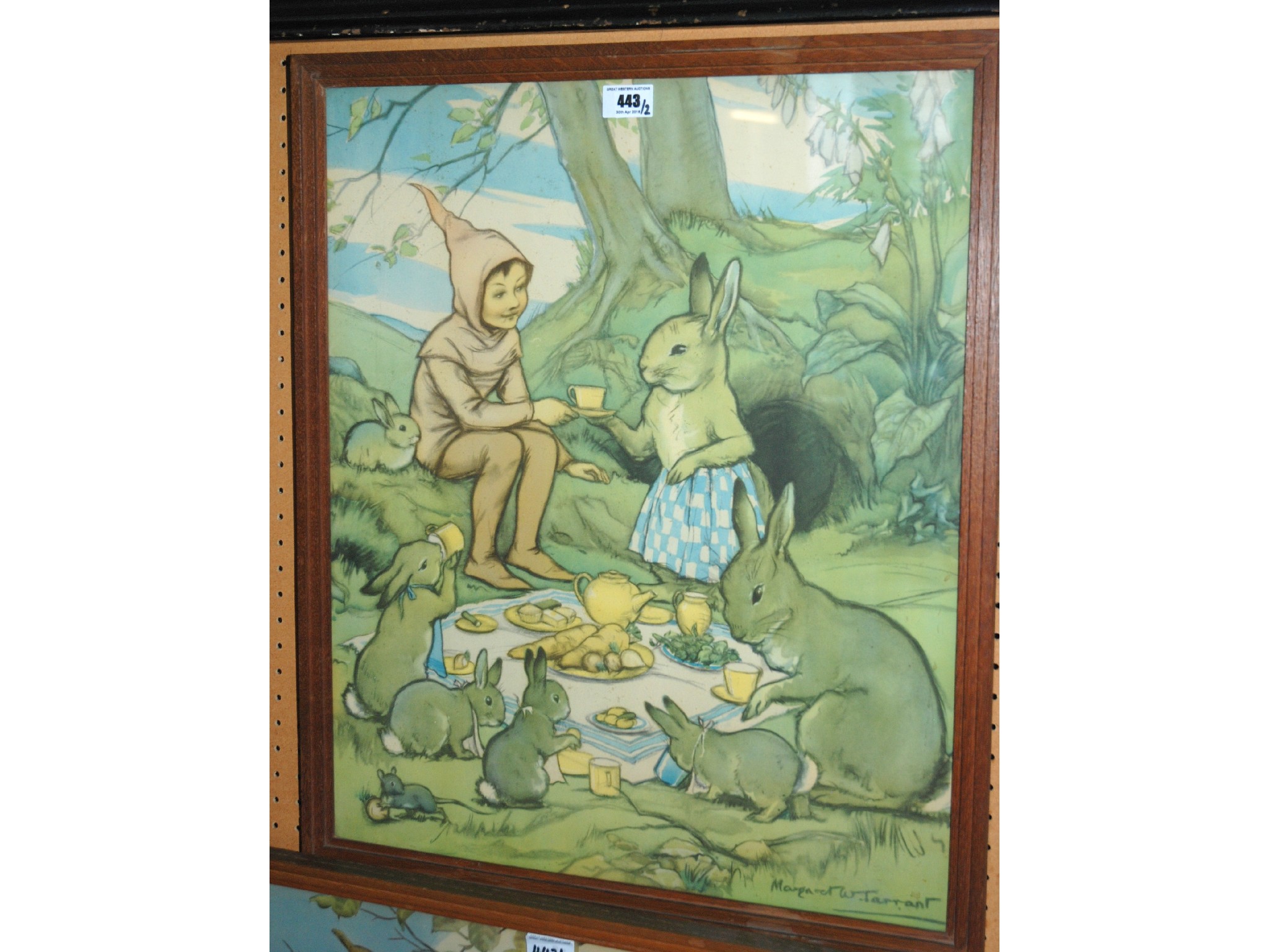 Appraisal: After Margaret Tarrant The Picnic and Rabbit Band both framed