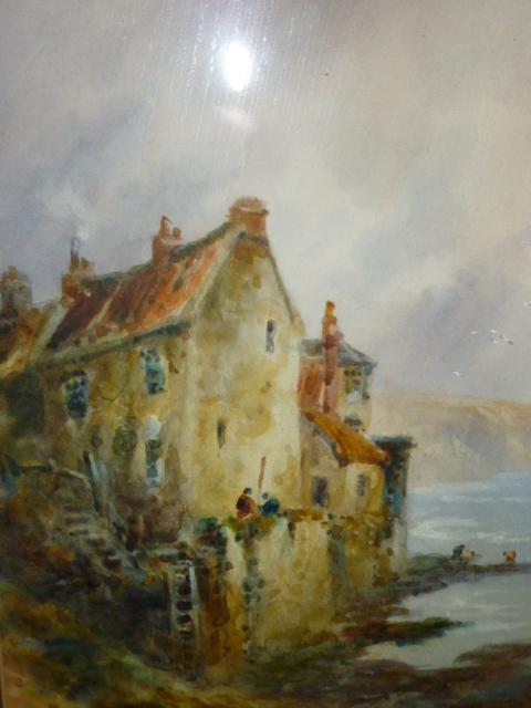 Appraisal: THOMAS TOM DUDLEY - Robin Hoods Bay watercolour and pencil