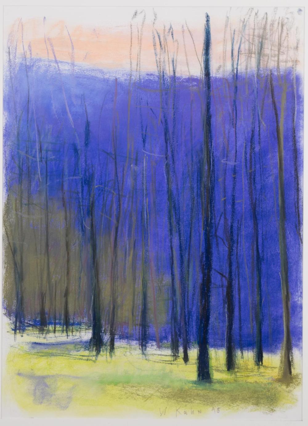 Appraisal: WOLF KAHN New York Vermont Germany - pastel on paper