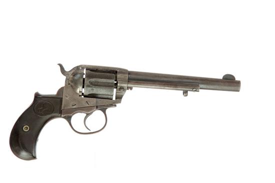 Appraisal: COLT MODEL ''LIGHTNING'' DOUBLE ACTION REVOLVER caliber six-shot cylinder ''