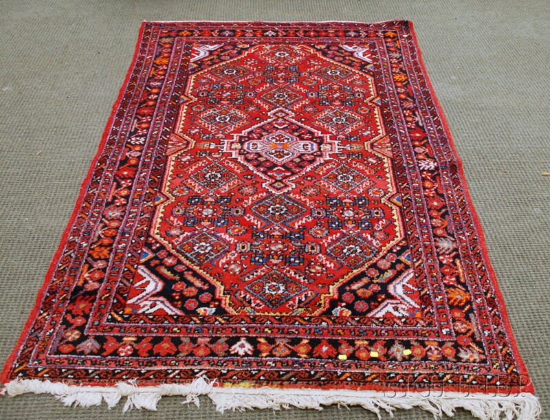 Appraisal: Hamadan Rug Northwest Persia th century ft in x ft