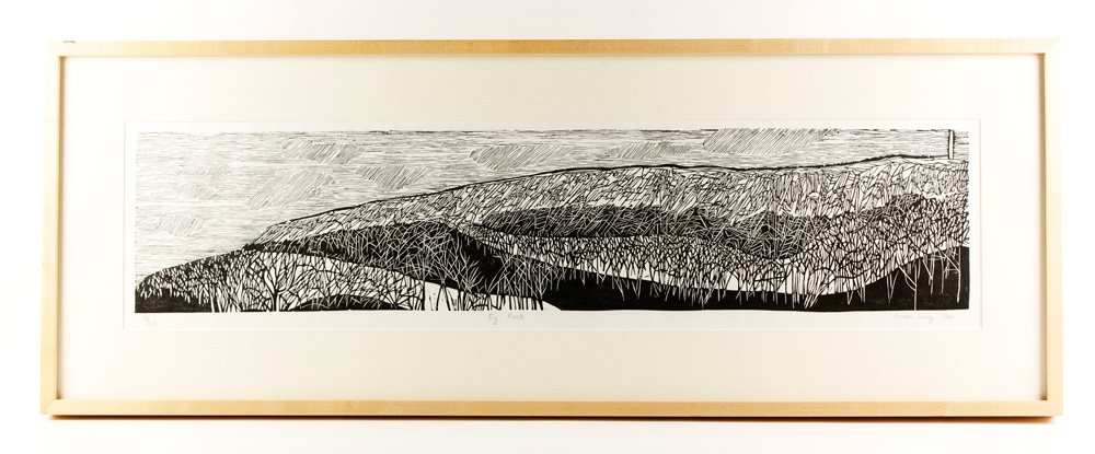 Appraisal: - Lacey Big Rock Woodcut Ninon Lacey American b Bid