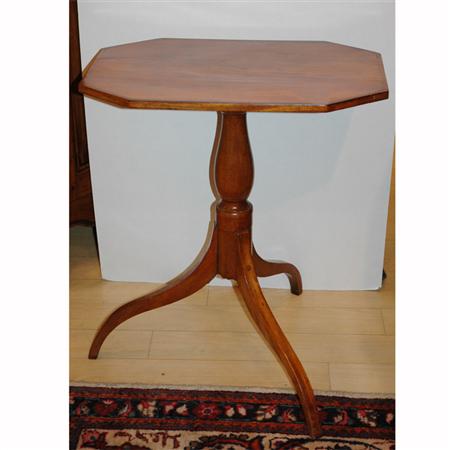 Appraisal: Federal Style Mahogany Tilt-Top Table Estimate -