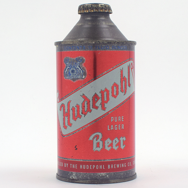 Appraisal: Hudepohl Beer Cone Top NON-IRTP - Reference USBC - Brewery