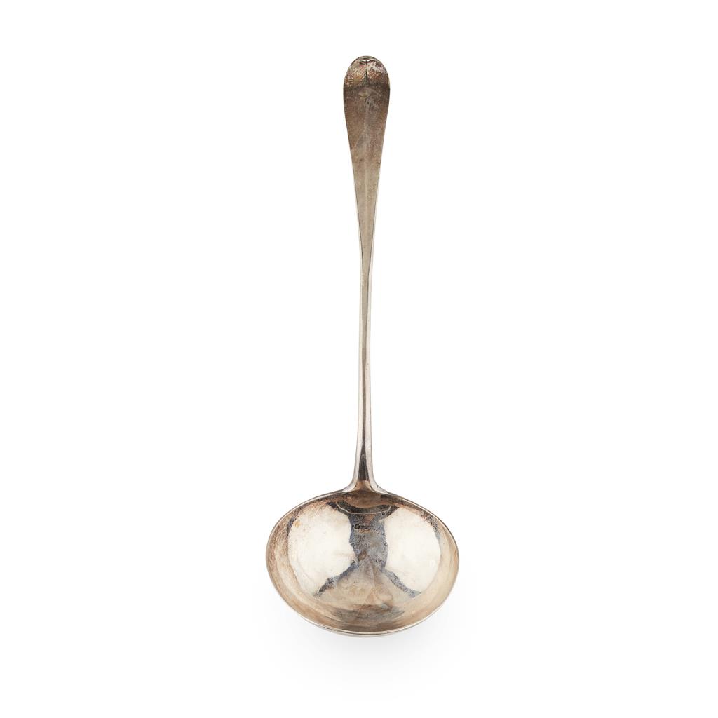 Appraisal: A Scottish George III soup ladle Robert Gordon Edinburgh of