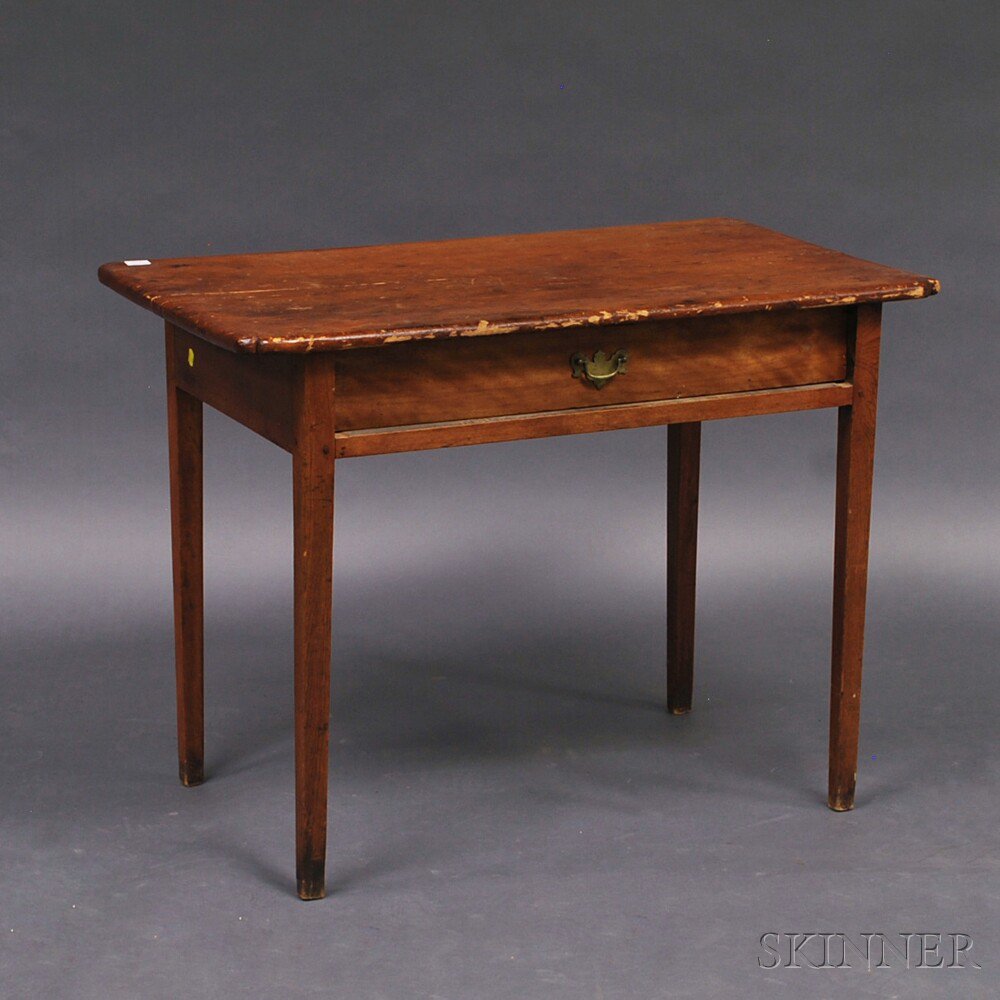 Appraisal: Country Maple and Pine Tavern Table early th century the