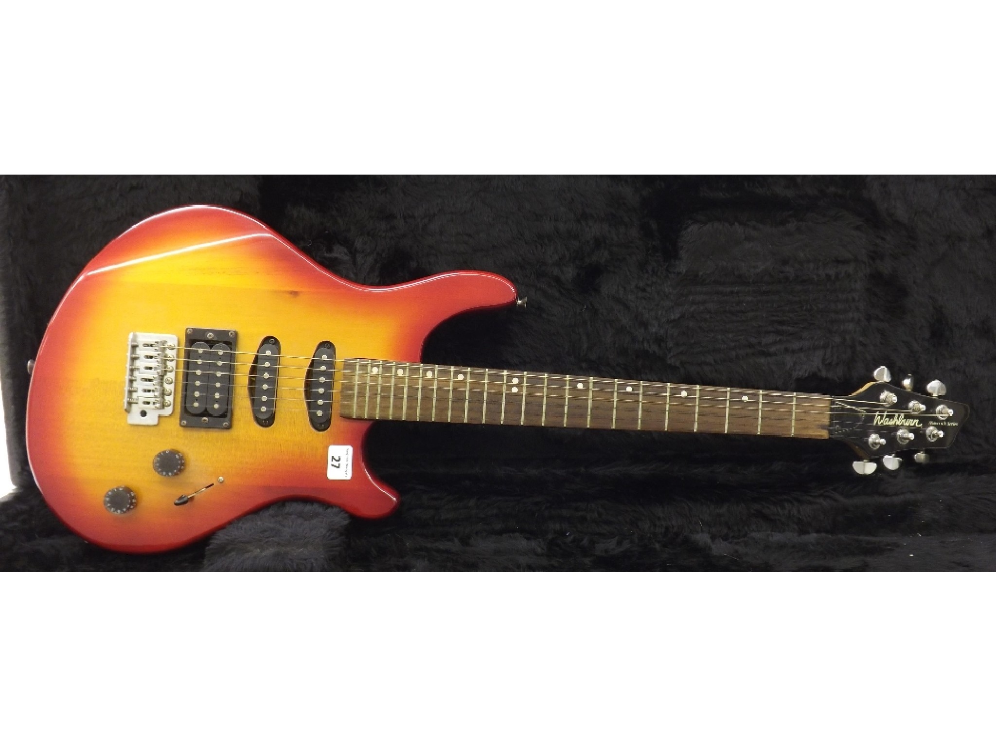 Appraisal: Washburn Maverick series BT- CS electric guitar cherry sunburst finish