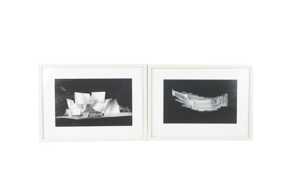 Appraisal: FRANK GEHRY DISNEY CONCERT HALL two works each signed and